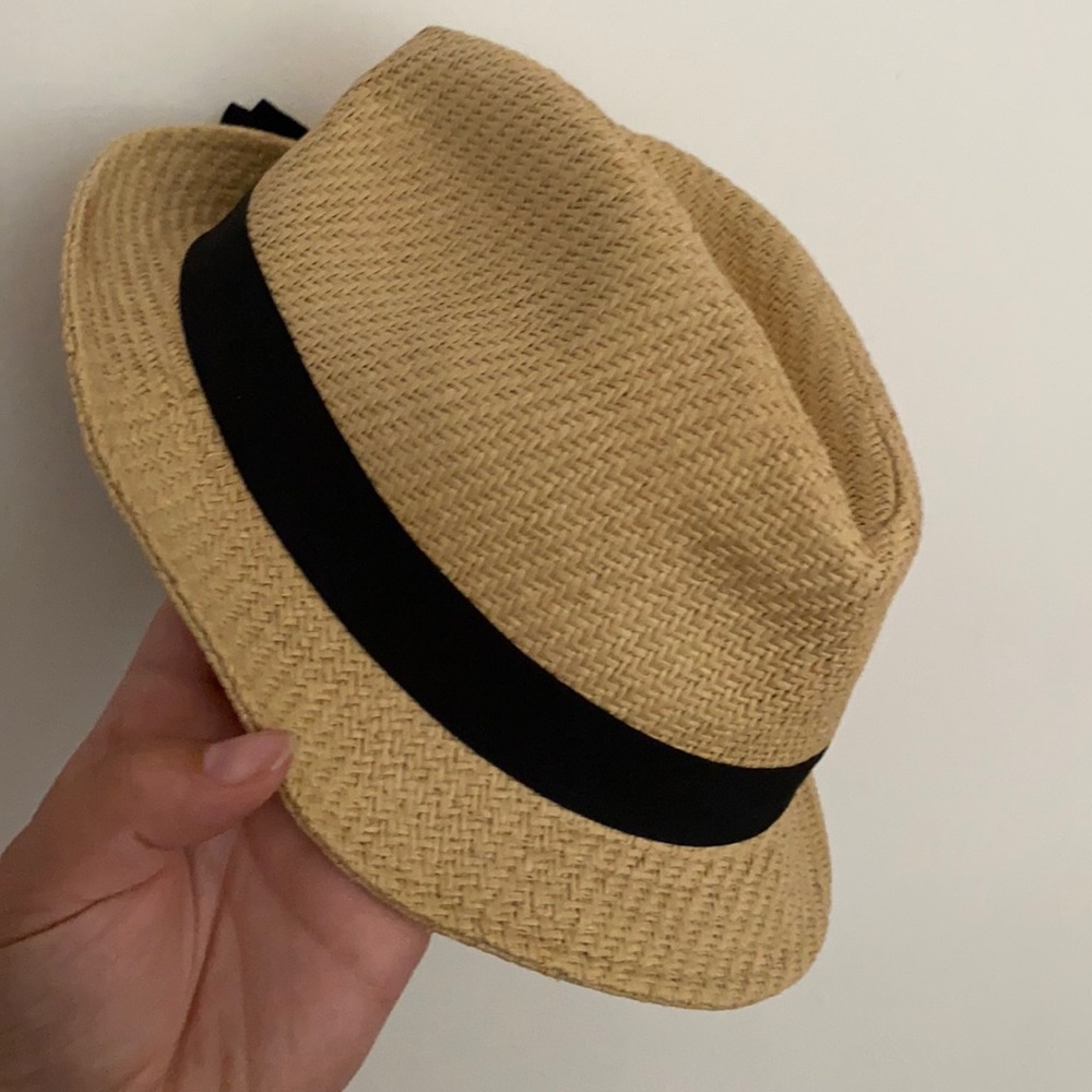 Charlotte Russe Straw Fedora Hat